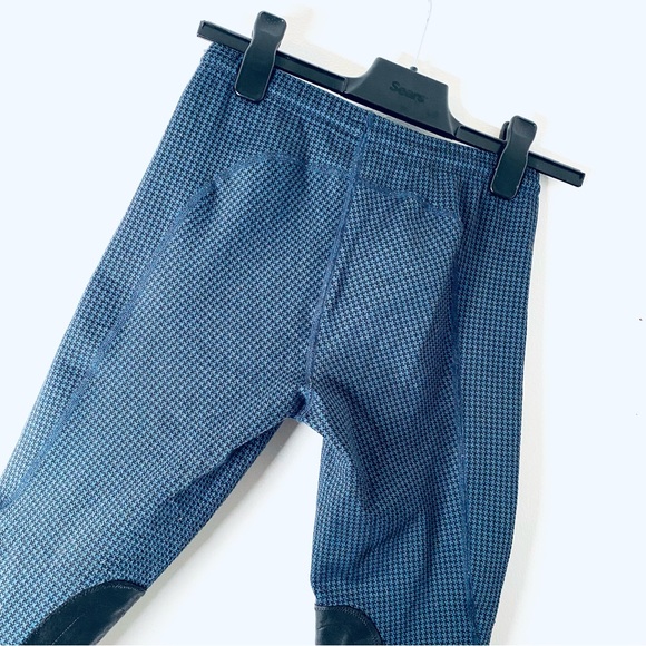 Kerrits Navy Blue Black Houndstooth Riding Breeches - Picture 8 of 8
